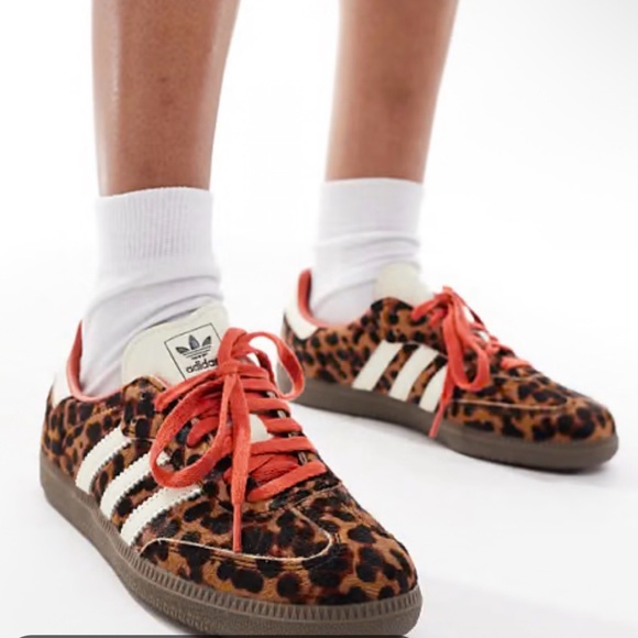 adidas Shoes - adidas Samba OG Red Leopard - Size 7